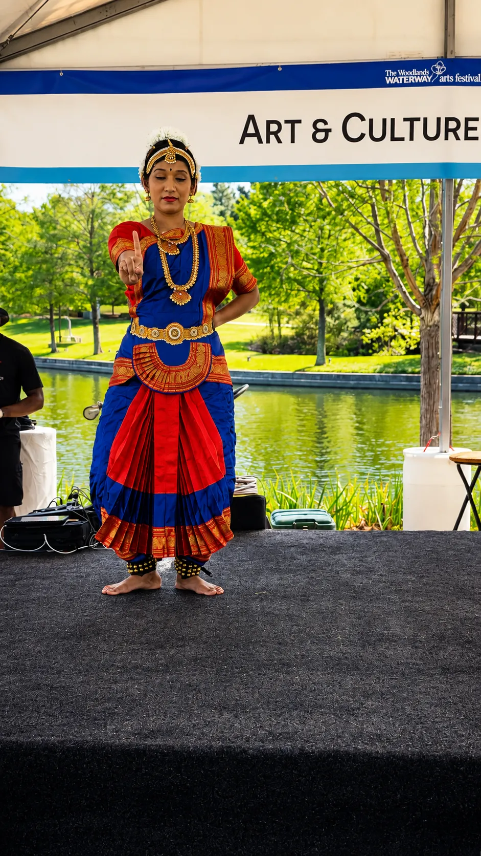 Classical bharatanatyam performance waterway arts festival the woodlands