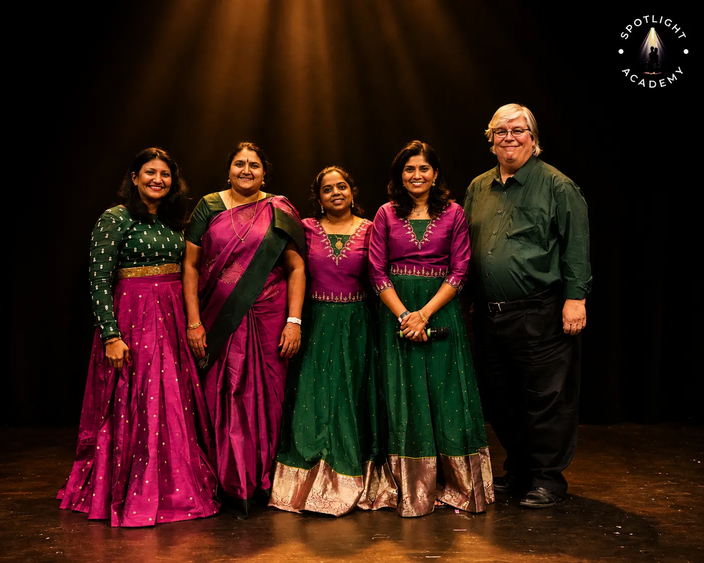 Spotlight academy faculty team bollywood dance and veena and bharatanatyam western music
